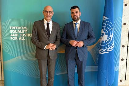 Georg Georgiev Talks with UN High Commissioner for Human Rights Volker Türk